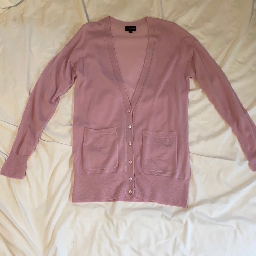 J. Crew Cashmere Lilac Cardigan Size XS